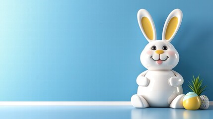 Obraz premium Charming Bunny Decoration for Spring Celebrations
