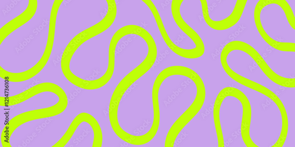 Aufkleber cool groovy striped texture. abstract geometric lines y2k pattern. brush hand drawn background.