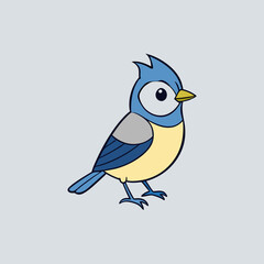 blue bird singing