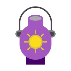 Mining Lamp Icon Design