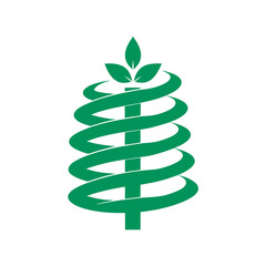 abstract christmas tree