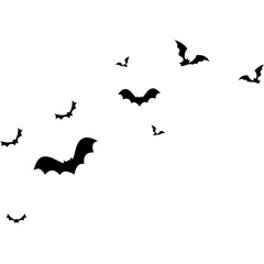 Halloween Bats Silhouette