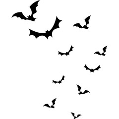 Halloween Bats Silhouette