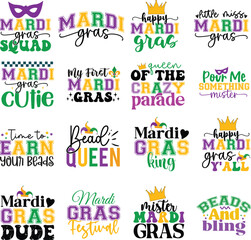 Mardi Gras T shirt Design, Mardi Gras SVG