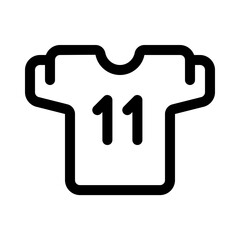 jersey line icon, perfect for uiux website and mobile apps projects