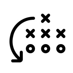 tactics line icon, perfect for uiux website and mobile apps projects