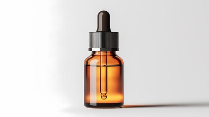 A bottle of skincare products