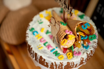 cake for a first-grader before school in Germany
