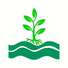 illustration of a green plant