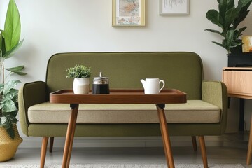 Modern Sofa and Coffee Table Interior Design