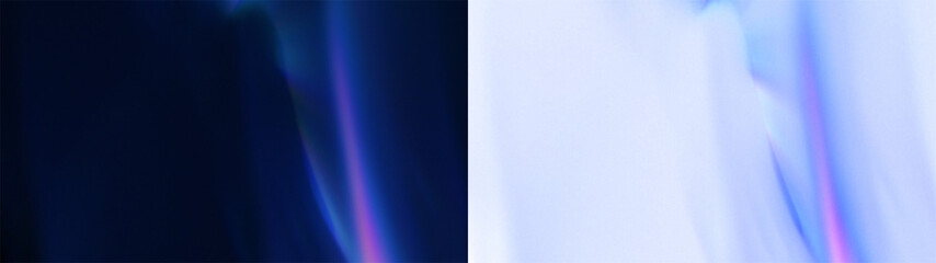 Indigo Wash Prism Overlay: Abstract background with a subtle indigo light wash and a soft prism effect. Use for calming, melancholic overlays. on black or Transparent.