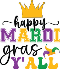 Mardi Gras T shirt Design, Mardi Gras SVG