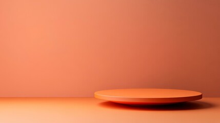 Modern Minimalist Orange Product Display