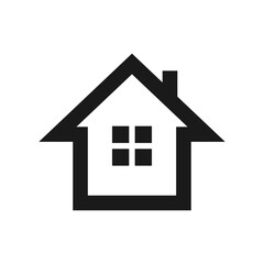 House icon design vector template. Home icon.