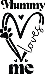 Dog Valentine's Day SVG