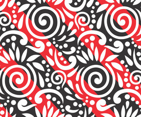 Flower leaf Design Pattern For fabric