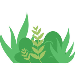 Cute bush illustration