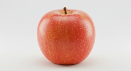 Red Apple Fruit Single Isolated Fresh Healthy Food Diet Vitamin Nutrition Organic Produce Sweet