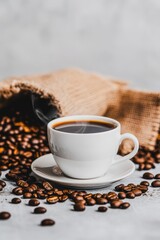 Fototapeta premium Fresh Brewed Coffee Delight