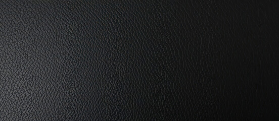 Elegant Black Leather Texture Background with Smooth and Sophisticated Finish