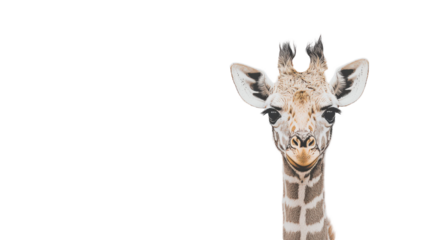 giraffe isolated on white background