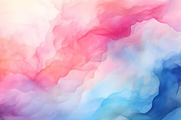 Fototapeta premium Abstract Background Flows with Pink and Blue Pastel Colors Blending Seamlessly and Gently