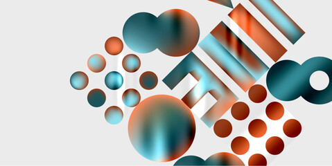 Triangles, circles, squares, rectangles design. Vector Illustration For Wallpaper, Banner, Background, Card, Book Illustration, landing page