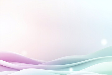 Obraz premium soft gradient background with light purple blending into pastel shades, creating serene and calming atmosphere. Ideal for various design projects