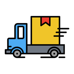 shipping truck icon