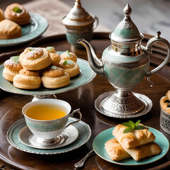 Fototapeta premium Moroccan Tea and Elbaldi 