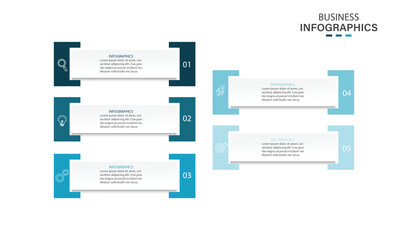 5 Steps Infographics Design Template