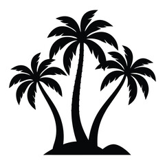 palm trees silhouette