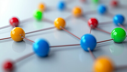 Obraz premium network concept illustration