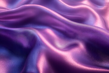 Obraz premium Glowing blue and purple plasma swirls create an energetic, fractal wave of light, perfect for fantasy art or space-themed design