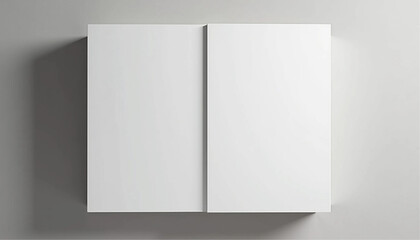 School hallway with yellow lockers in row, back to school concept. Mockup wall