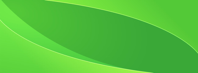 Abstract Green Background with Gradient and Curved Lines Design. suitable for banner, poster, brochure, web, presentation