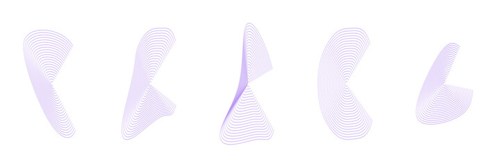 Set of abstract amorphous shapes irregular, blob lines, dynamic forms, and shapes on white background