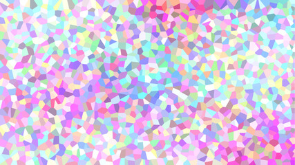 Multicolor abstract modern mesh crystal texture.