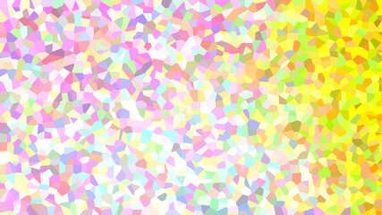 Multicolor abstract modern mesh crystal texture.