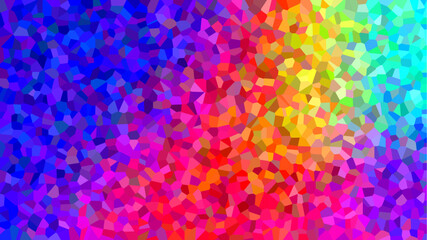 Multicolor abstract modern mesh crystal texture.