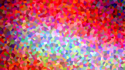 Multicolor abstract modern mesh crystal texture.