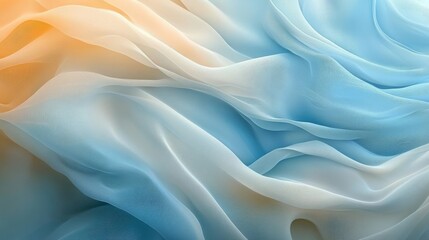 Obraz premium Experience the calming effect of an abstract composition that blends soothing hues.