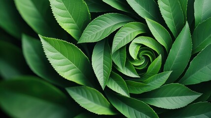 Intricate Composition of Tea Tree Leaves
