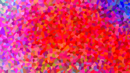 Multicolor abstract modern mesh crystal texture.