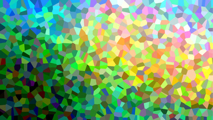 Multicolor abstract modern mesh crystal texture.