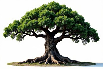 Ancient Majestic Tree, Skyward Branches, Earthy Trunk
