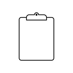 blank clipboard icon