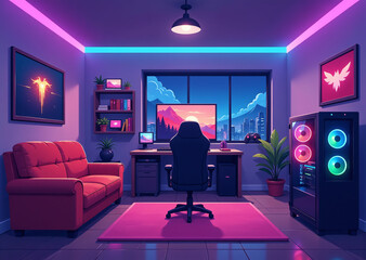 ゲームと都心の二重生活