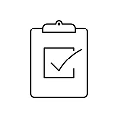 clipboard with checklist icon