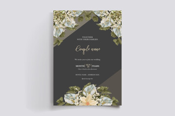 floral bridal shower invitation templates